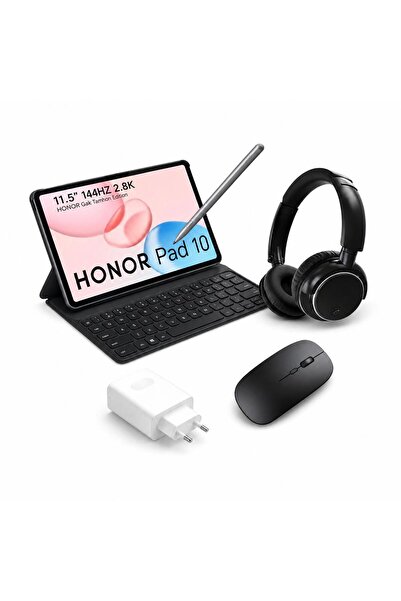 HONOR Pad 10 8GB 256GB Wifi 12'' Gri Tablet +(KALEM ORJ)+ADAPTÖR+KIRILMAZ CAM...