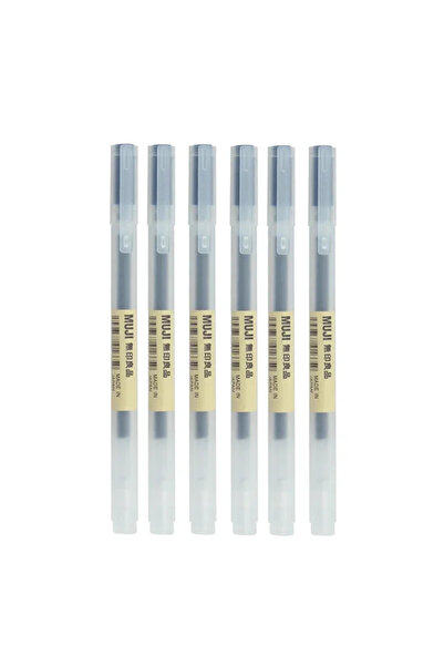 Choice17 0.5mm 6Pcs black pen 6/8Pcs/Set MUJIs Gel Pen Black/Red/Blue 0.38/0....