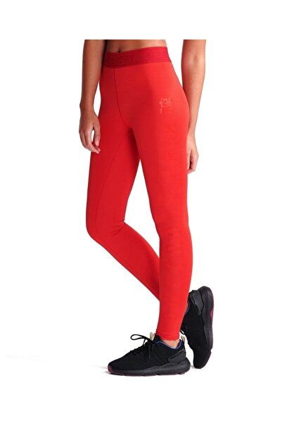 SUPERDRY Αθλητικό Ελαστικό Κολάν Προπόνησης WS310627A-RXG Κόκκινο