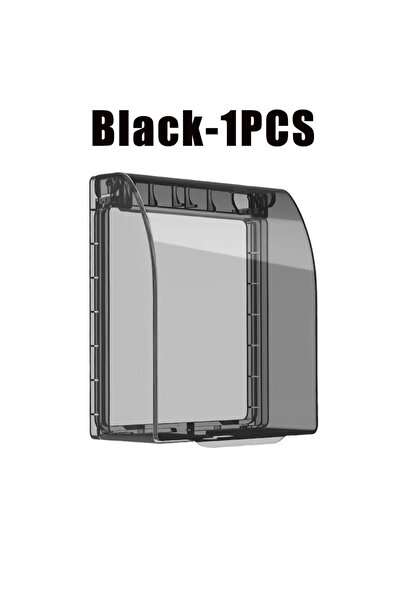 Choice8 Black-1PCS Universal 86 Type Wall Socket Waterproof Box Transparent P...