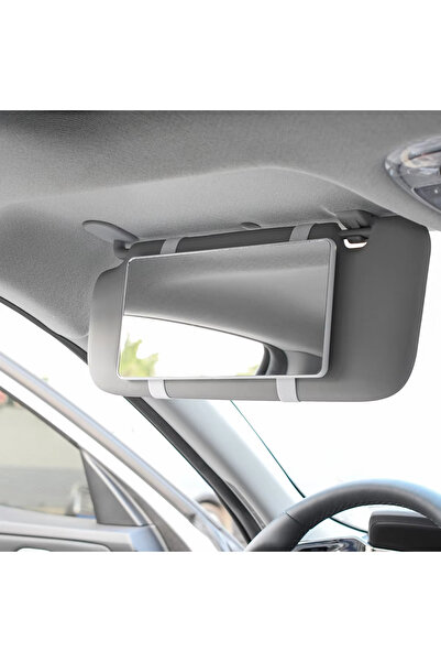 Choice1 White shell New HD Car Sun Visor Plate Portable Makeup Mirror For Gir...