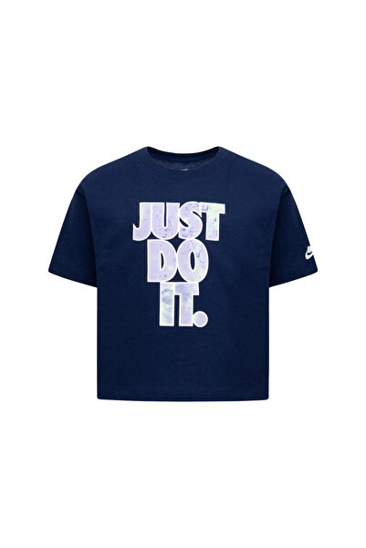 Nike Τυπωμένο Φαρδύ Μπλουζάκι CLUB 36L655-U90 Μπλε