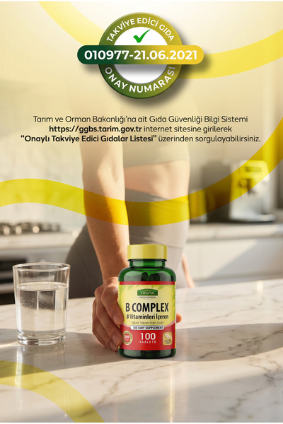 Vitapol B Kompleks 100 Tablet Vitamin B Complex