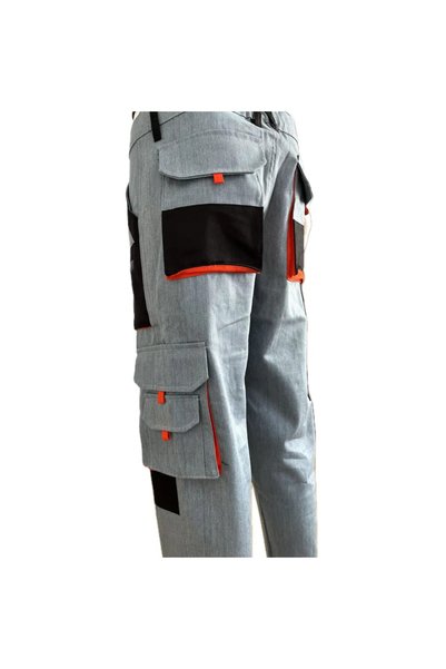 isguvenlikstore Çok Cepli Tasarım Iş Pantolonu, Mühendis Pantolonu