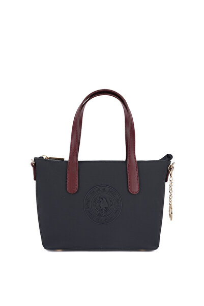 U.S. Polo Assn. Navy Blue-Claret Red Women's Shoulder Bag Us26678