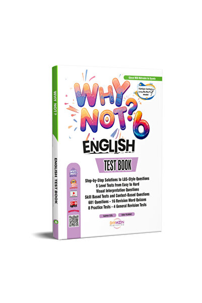 WHY NOT? 6. SINIF WHY NOT ENGLISH TEST BOOK (GÜNCEL MÜFREDAT)