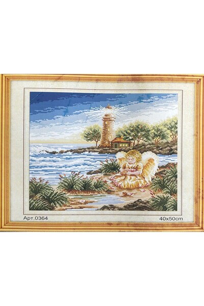 iğne izi Tapestry Etamine Embroidery Set 40X50 cm 364