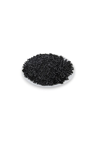 Serhat Aksesuar ve El İşçilik 5 mm Black Short Tube Beads 100 Gr