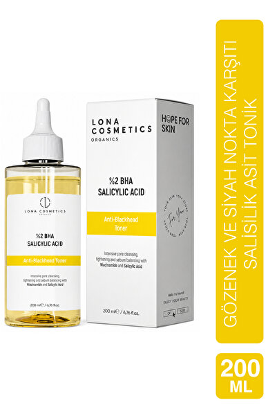 Lona Cosmetics Salisilik Asit Siyah Nokta Karşıtı Gözenek Sıkılaştırıcı Tonik...