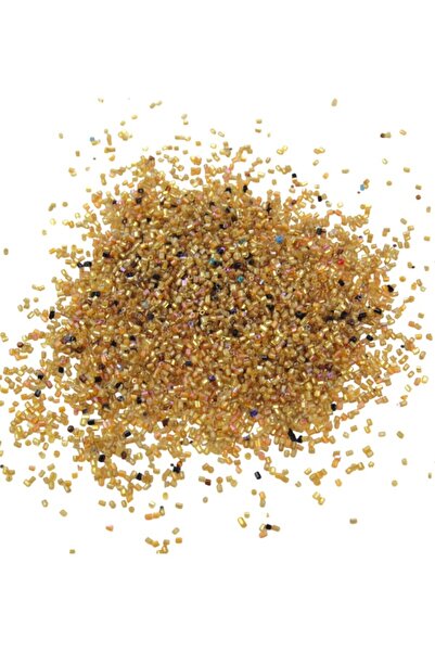 Serhat Aksesuar ve El İşçilik Cut Beads Double Color Dark Honey 2X1.5 mm (100...