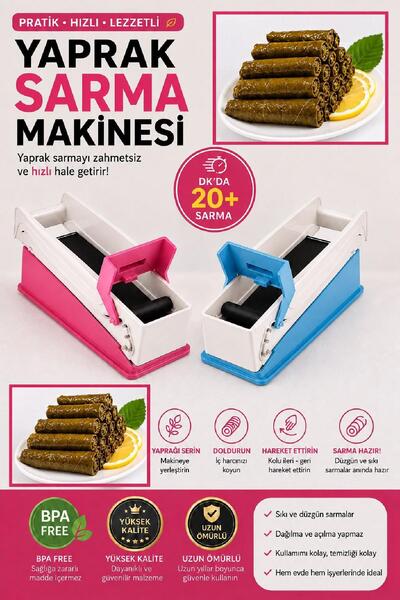 Lilya Home Yaprak Sarma Makinesi Dolma Sarma Makinası Pratik Yaprak Sarma