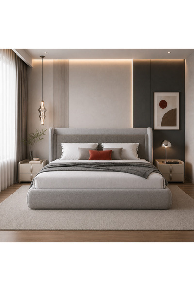 Highpoint سرير من هاي بوينت بتصميم عملي للاستخدام اليومي, 120 × 200 سم, باللو...