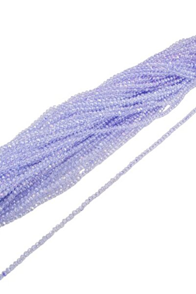 Serhat Aksesuar ve El İşçilik 6 mm Lilac Crystal Glass Beads 1 Strand - (80-8...