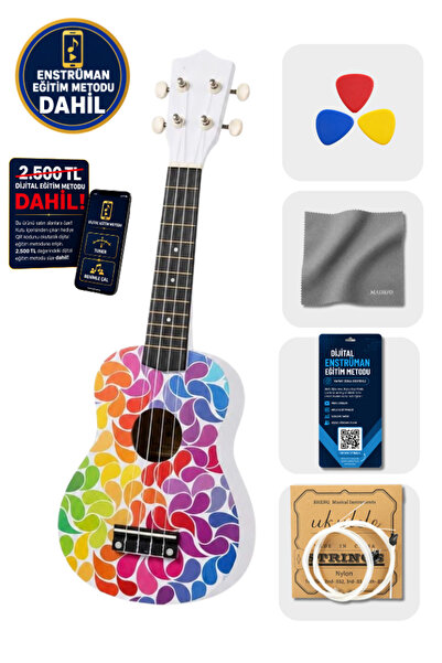 MADRID Ukulele Profesonel Soprano Flower