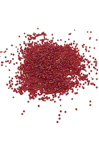 Serhat Aksesuar ve El İşçilik 08 Kum Janjan Light Red Beads 3 mm (100 Gr 6000...