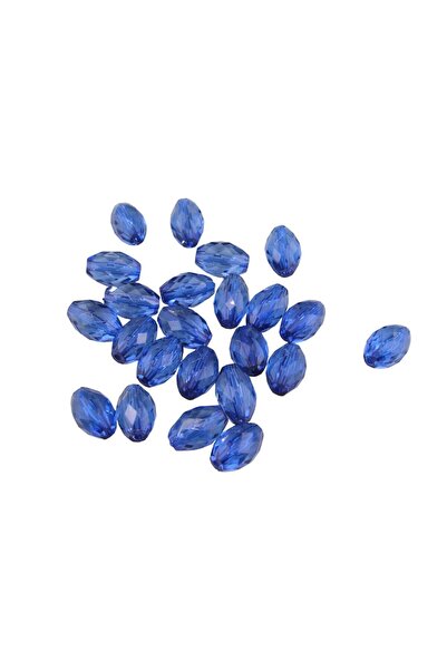 Serhat Aksesuar ve El İşçilik Royal Blue Acrylic 14X21 mm Beads (10 Pieces)