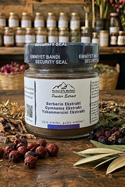 Nurbal Şifa Merkezi Berberin, Gymnema, Yabanmersini 120 Gr Pnkrs