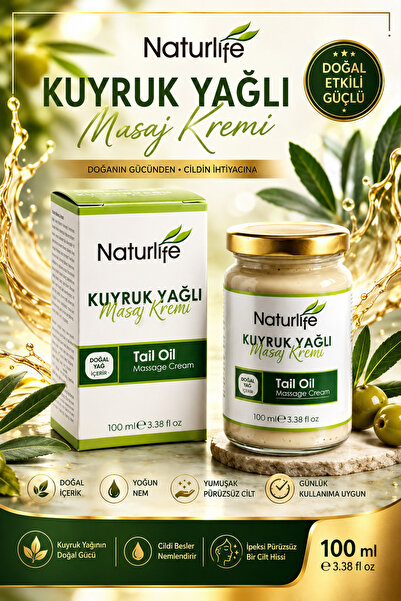 Naturlife Kuyruk yağlı Çiçek kokulu masaj kremi - 100ml
