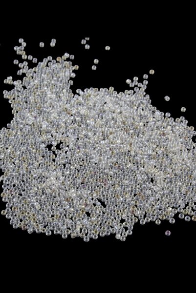 Serhat Aksesuar ve El İşçilik 08 Sand White Transparent Beads 3 mm (90 Gr)