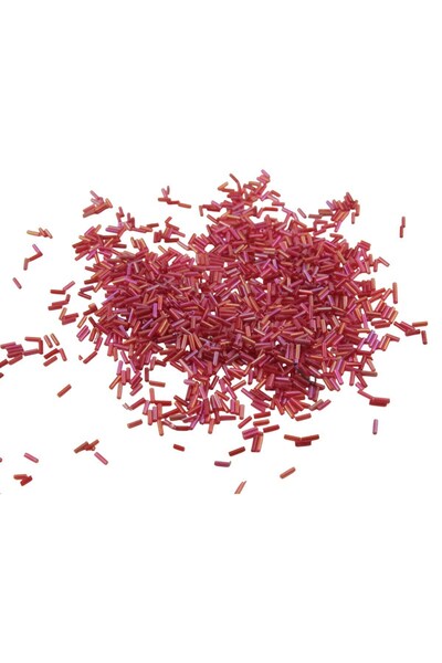 Serhat Aksesuar ve El İşçilik 6X2 mm Red Janjan Beads 100 Gr Beads