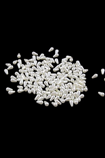 Serhat Aksesuar ve El İşçilik Damla İnci 6x10 mm Açık Krem Beyaz Tonları Bonc...