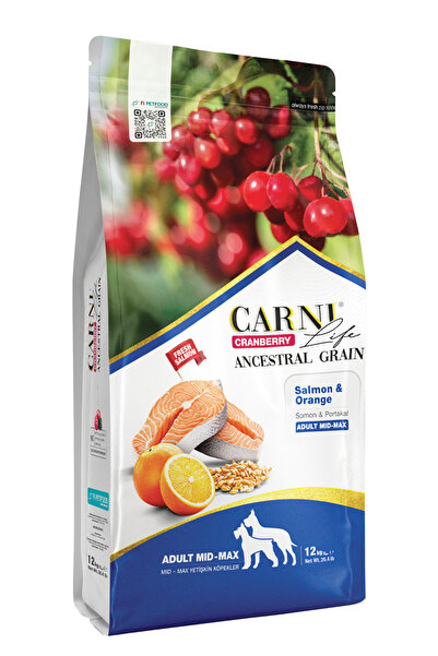Cranberry Ancestral Grain Medıum & Maxi Somonlu & Portakallı Yetişkin Köpek Maması (12 Kg)