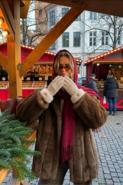 keisy Women's Plush Touchscreen Gloves