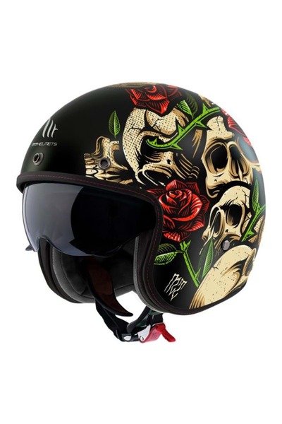 MT Kask Le Mans 2 Breakout B2 Motosiklet Kaskı Siyah