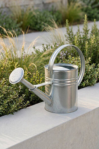 Genel Markalar Olivia 3,5 Litre Metal Çiçek Bahçe Sulama Kabı Renksiz - Moder...
