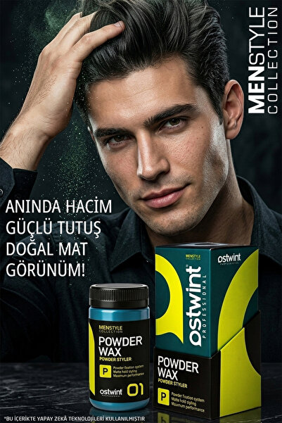 Ostwint Saç Şekillendirici Toz (PUDRA) Wax Sert Yeşil 20 gr