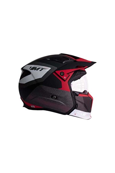 MT Kask Street Fıghter Sv Totem B15 Mat İnci Kırmızı