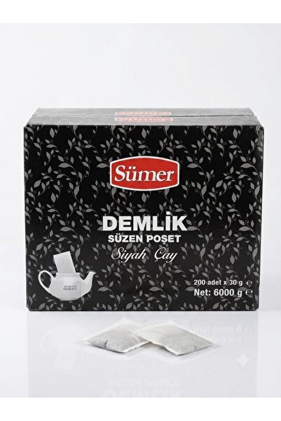 Karali Çay Karali Sümer Demlik Poşet 200 X 30 Gr 6 Kg - Yoğun Dem Rize Cay Se...