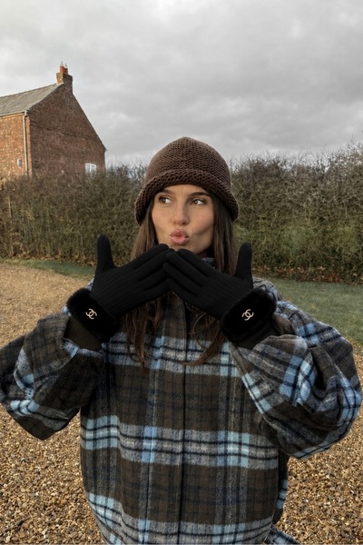 keisy Women's Plush Touchscreen Gloves
