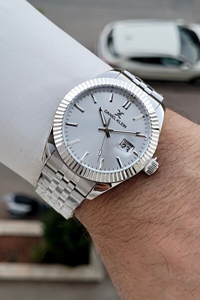 Daniel Klein Silver Renk 24 Ay Garantili 42 Mm Erkek Kol Saati