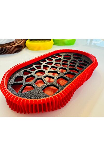 OEM Savoniera 3D, model Wave, Rosu / Negru