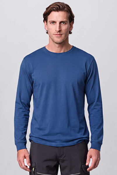 RELAXIA Combed Men's Long Sleeve Tshirt
