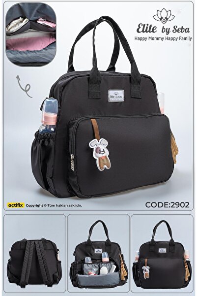 ELITE by Seba Luna Black Mother Baby Care Bag