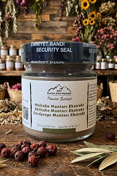 Nurbal Şifa Merkezi Maitake, Shiitake, Cordyceps Ekstrakt 120 Gr
