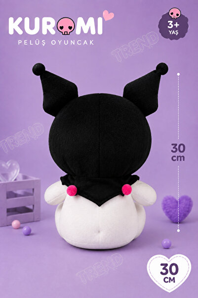 TREND Kuromi Peluş Oyuncak 30 cm Yumuşak Sevimli Peluş Bebek Kawaii Oyuncak