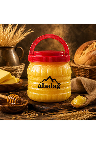 ALADAĞ Kars Sade Yağ - Eritilmiş Tereyağı (GHEE) (Sarıyağ) 1KG