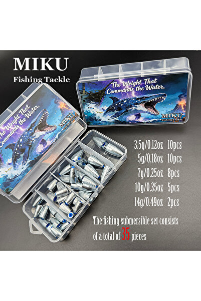 Choice Standard version 35 Pieces Per Box of Various Fishing Weight Sets, Ste...