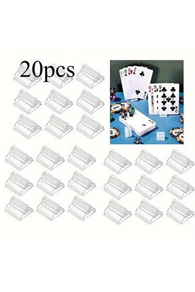 Choice 20pcs 10/20 transparent card display stands, card holders, card holder...