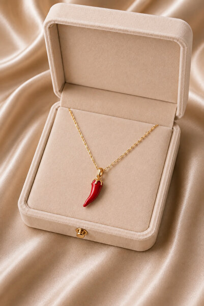 CAXBERN Lucky Charm Evil Eye Jewelry |   Pepper Necklace