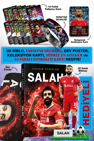 Parodi Yayınları Mohamed Salah Futbolcu Kitabı Hediyeli Set - 3D Biblo, Maske...