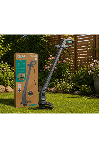 Ferm Electric lawn trimmer 250 W, double Tap & Go wire 1.2 mm, 8 m