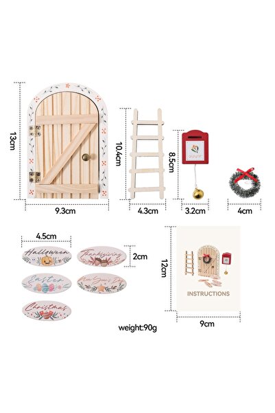 Choice 4 Tooth Box Baby Gift Dollhouse Mini Home Decorations Wood Fairy Elf D...