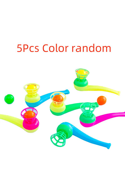 Choice 5Pcs 5-30PCS Suspended Blow Pipe Blow Ball Rod Game Children Balance T...