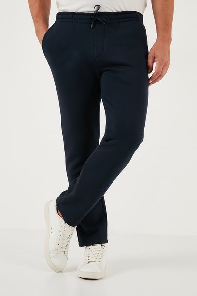 Buratti Cotton Regular Fit Normal Waist Hooded Sweatpants Men's Sweatpants 5908040