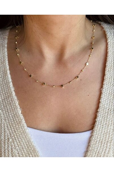 nunu takı Star and Dorika Row Necklace