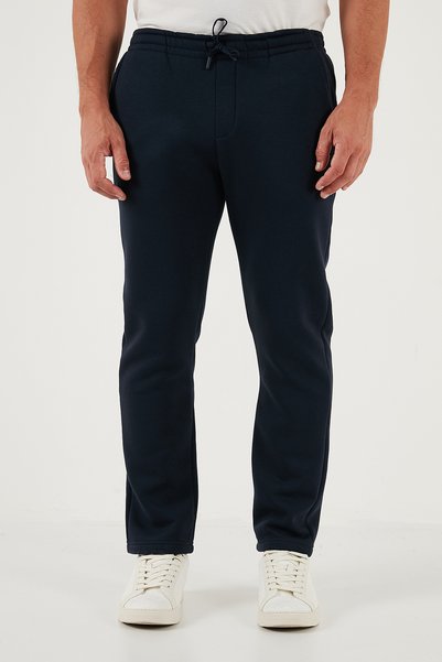 Buratti Cotton Regular Fit Normal Waist Hooded Sweatpants Men's Sweatpants 5908040